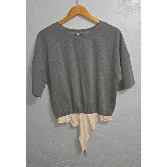 Wishlist Grey T-shirt Body Suit Woman's Size Medium - Picture 1 of 6